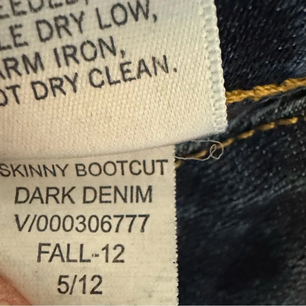 Banana Republic Dark Blue Skinny Bootcut  Denim Size 26/2P
